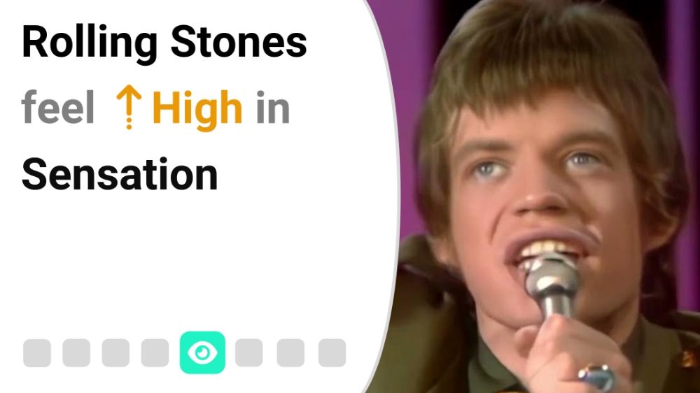 The Rolling Stones feel High in Sensation