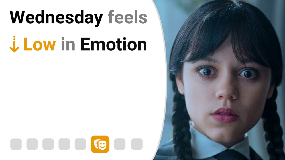 Wednesday Addams feels Low in Emotion