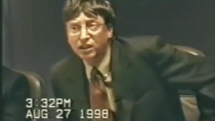 Bill Gates answers lawyer's questions with "I'm not sure what you mean"