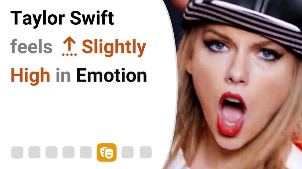 Taylor Swift feels Slightly High in Emotion