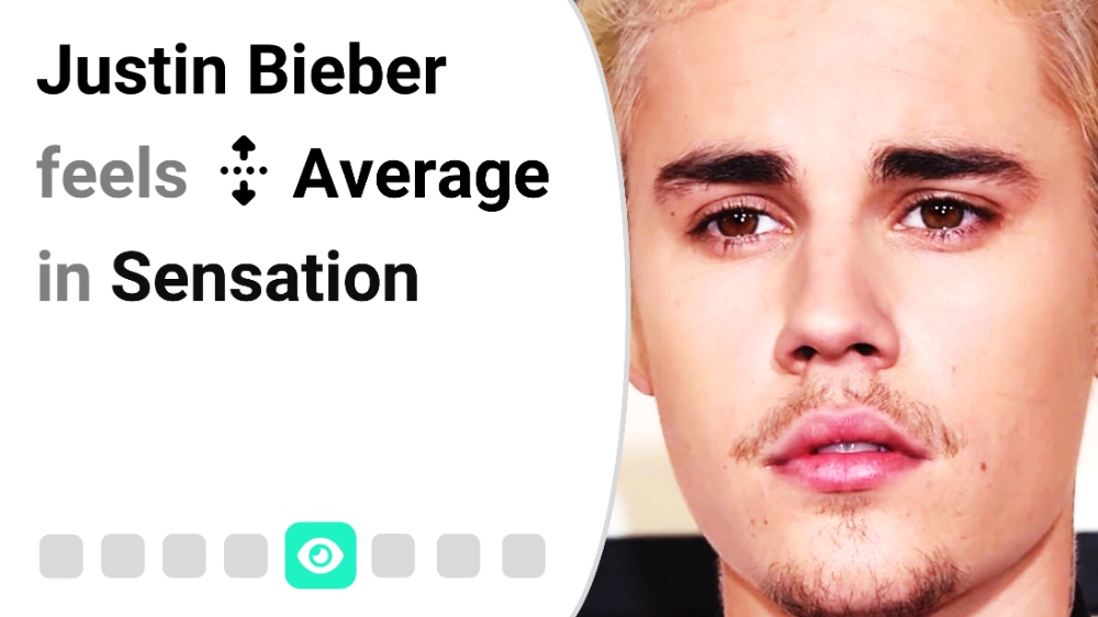 Justin Bieber feels Average in Sensation