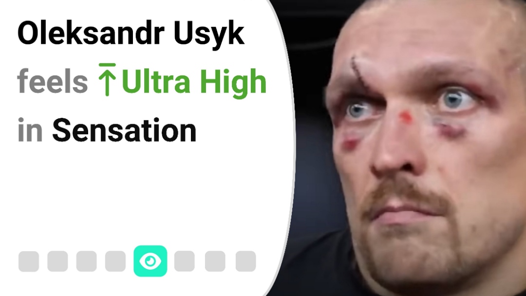 Oleksandr Usyk feels Ultra High in Sensation